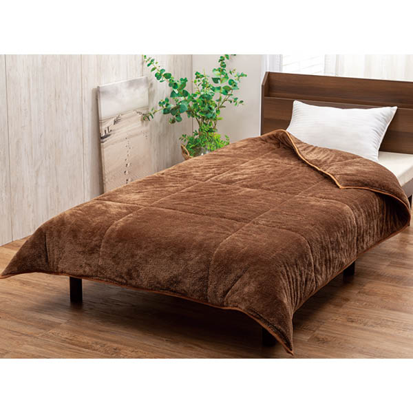 岩盤浴のような寝具シリーズ 二層式わた入り毛布