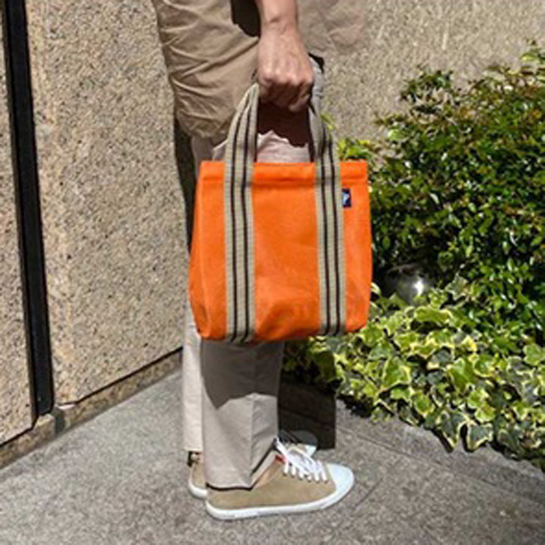 メッシュバッグ オレンジ