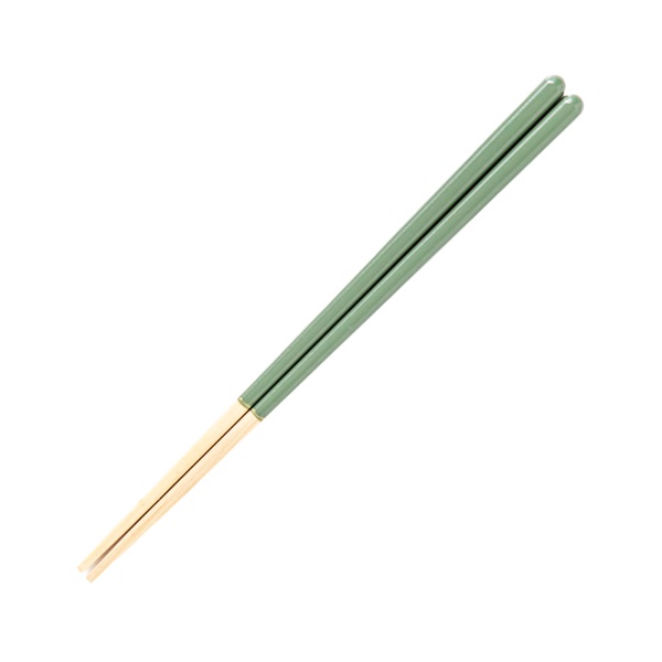 ほんとうにすべらないお箸 大人用 グレージュグリーン